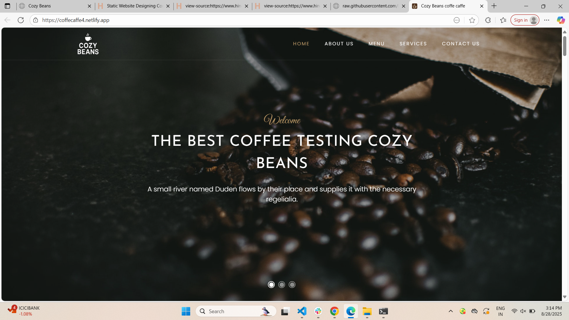 Cafe Website 